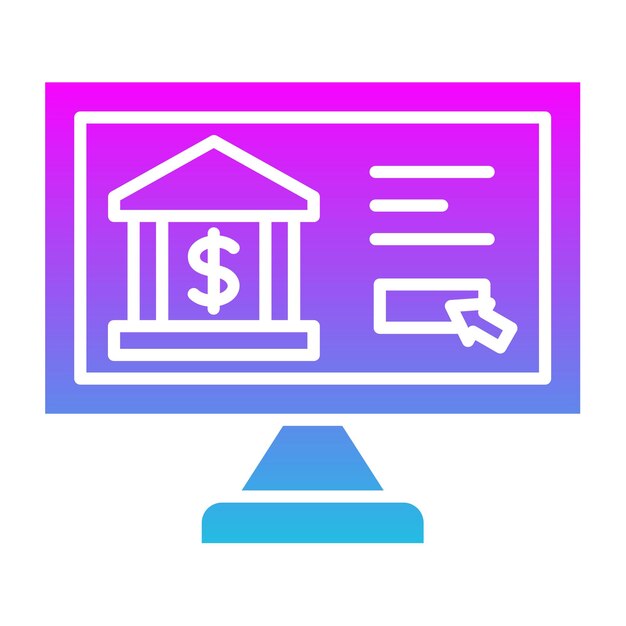 El icono de la banca en línea
