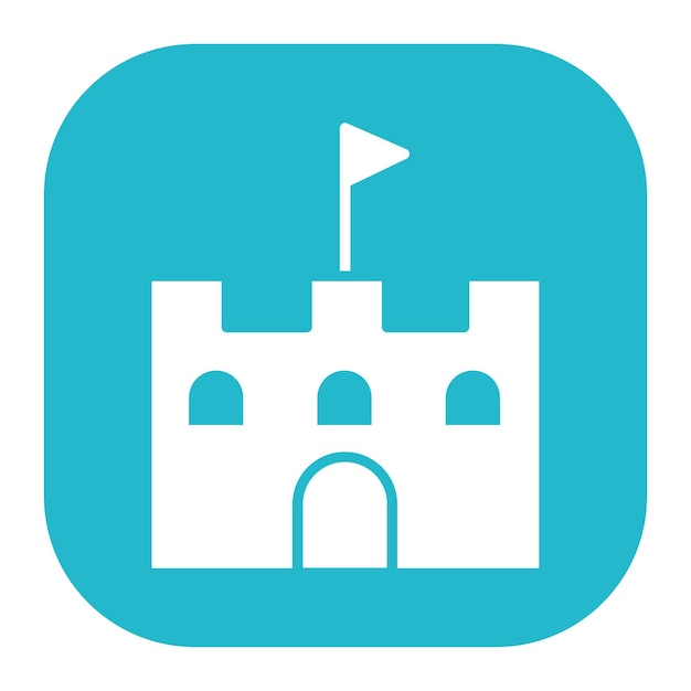 Icono de la bandera del castillo