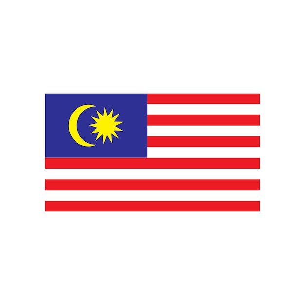 Icono de la bandera de Malasia