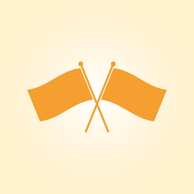 Icono de bandera de moda vertical ilustración vectorial abstracta obras de arte coloridas diseño hermoso