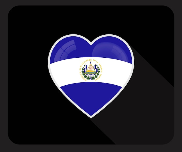 Vector el icono de la bandera del orgullo del amor de el salvador