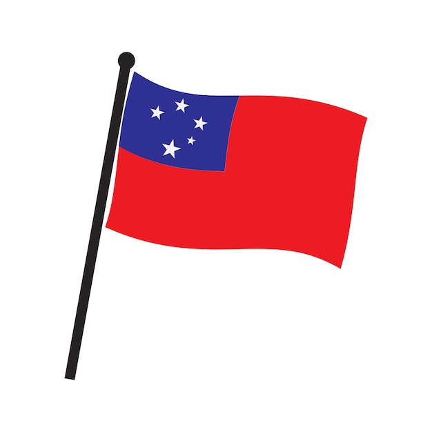 El icono de la bandera de Samoa