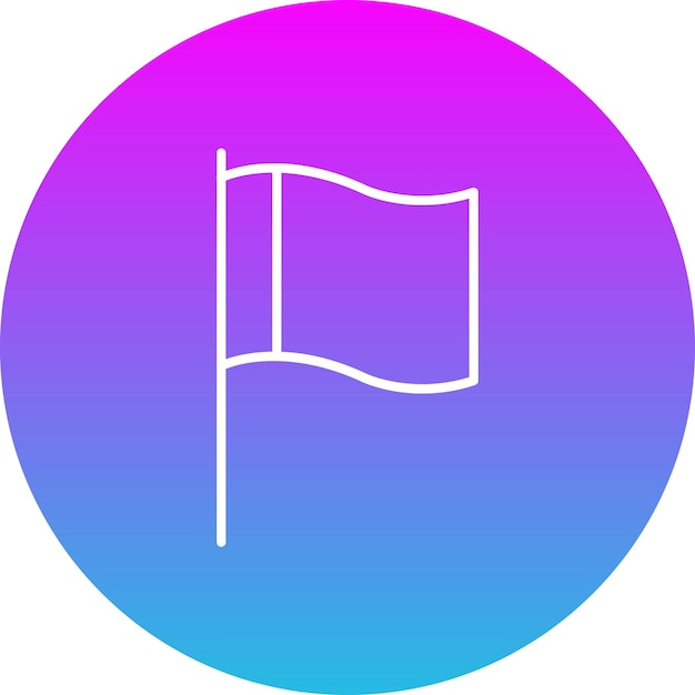 El icono de la bandera