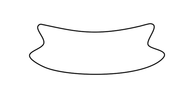 Ícono de banner de cinta lila Elemento de diseño web Ilustración vectorial dibujada a mano Lugar para su texto para tarjetas de felicitación de negocios y vacaciones Espacio de copia