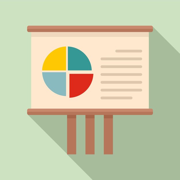 Icono de banner de lección de sociología Ilustración plana del icono de vector de banner de lección de sociología para diseño web