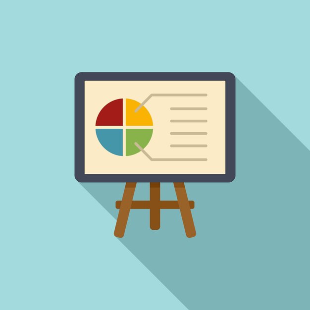 Icono de banner de marketing de afiliados Ilustración plana del icono de vector de banner de marketing de afiliados para diseño web