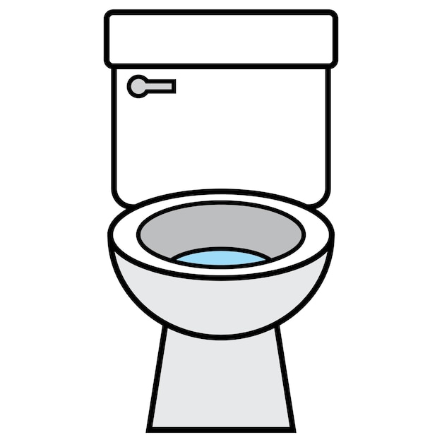 Un icono de baño de baño limpio
