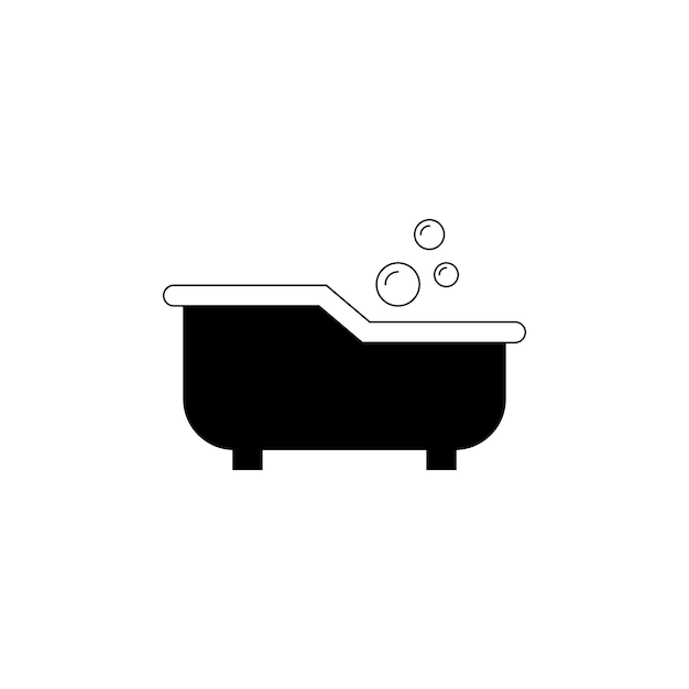 Ícono de baño con burbujas