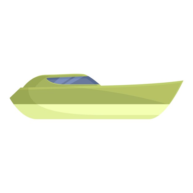 Icono de barco de radio de velocidad vector de dibujos animados Control remoto Juego de niños