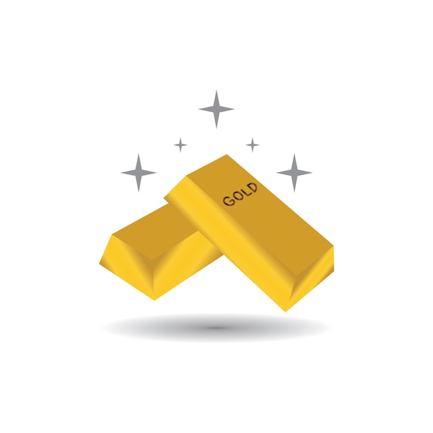 Icono de barra de oro