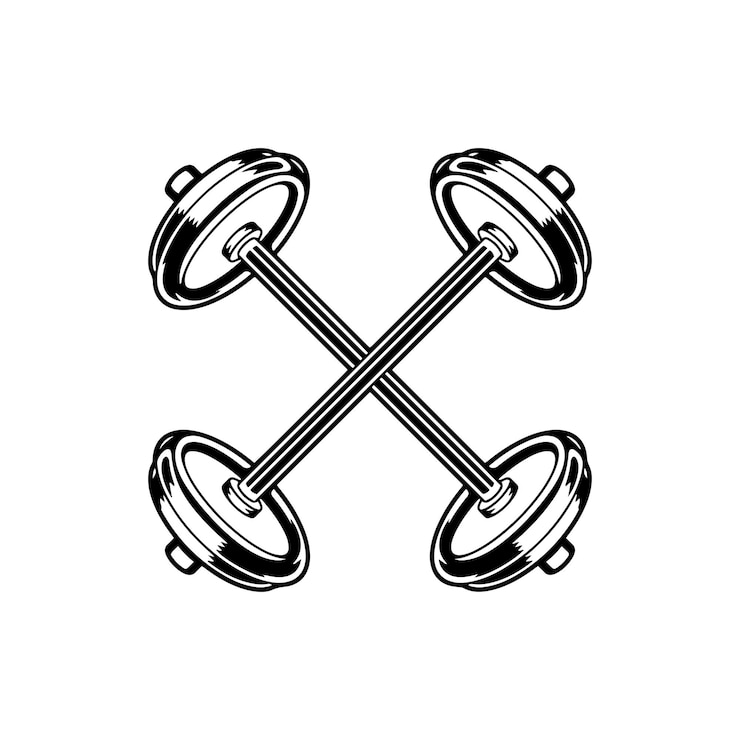 Vector icono de barra. vector de gimnasio y logotipos de fitness sobre fondo blanco