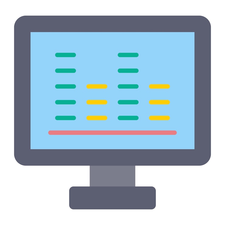 Vector ícono de las barras de sonido