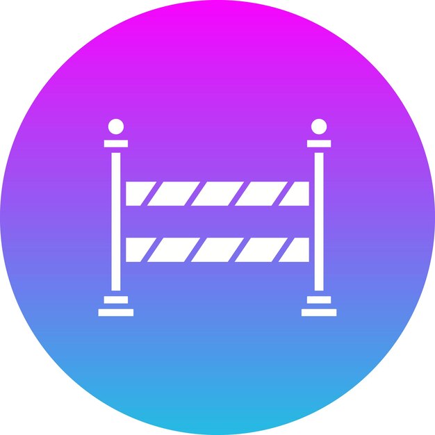 Icono de la barrera de la carretera