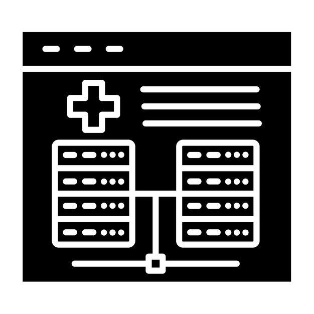 Ícono de la base de datos en línea