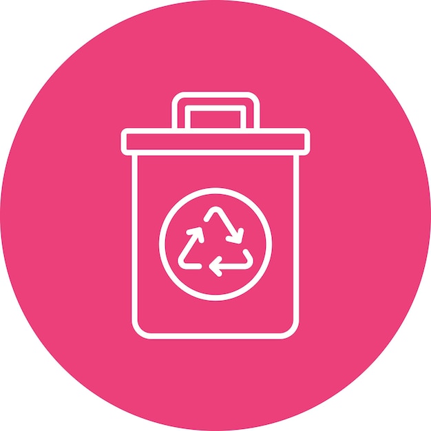 Icono de la basura de reciclaje