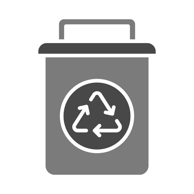 Icono de la basura de reciclaje