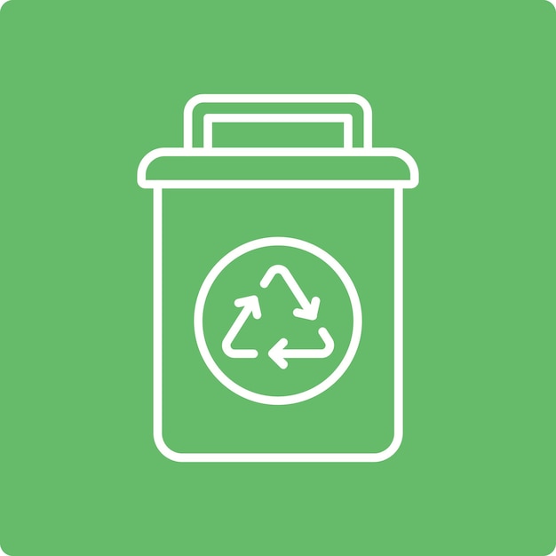 Icono de la basura de reciclaje