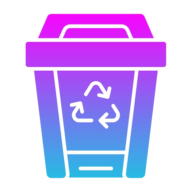 Icono de la basura de reciclaje