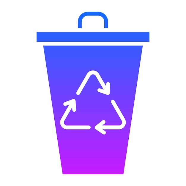 Icono de la basura de reciclaje