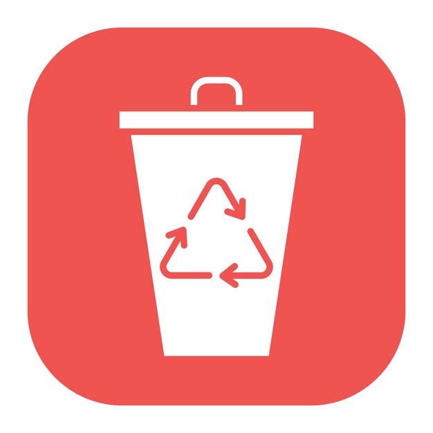 Icono de la basura de reciclaje