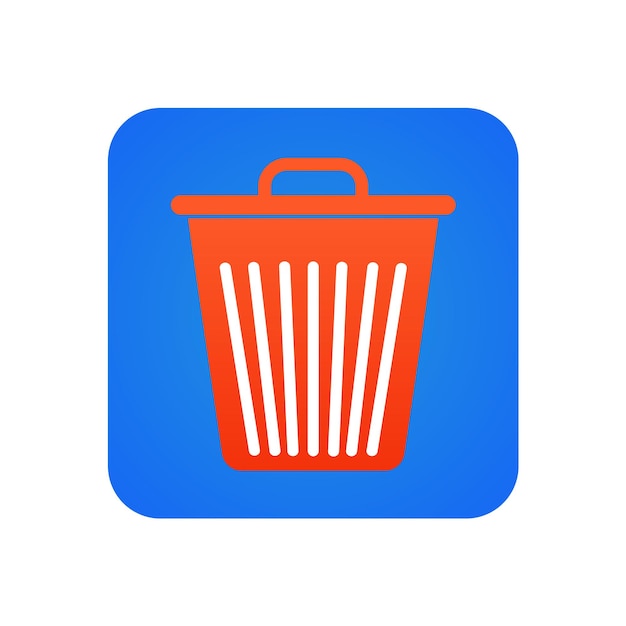 El icono de la basura.