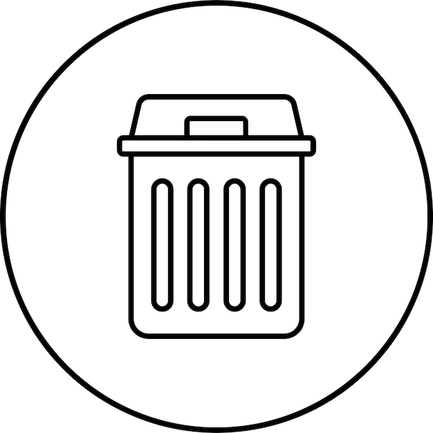 Icono de la basura
