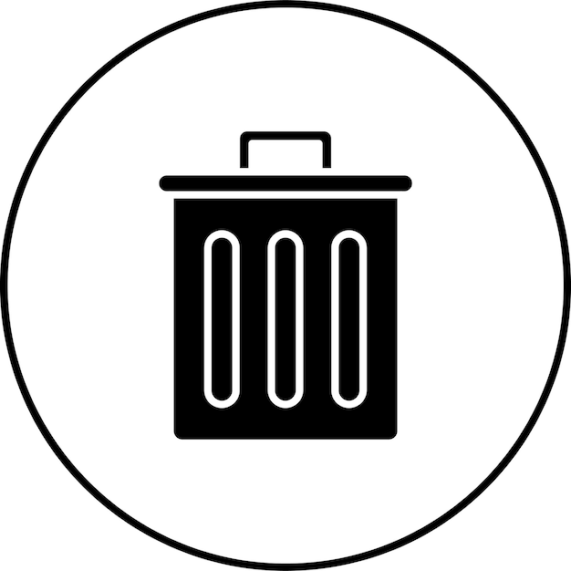 Icono de la basura