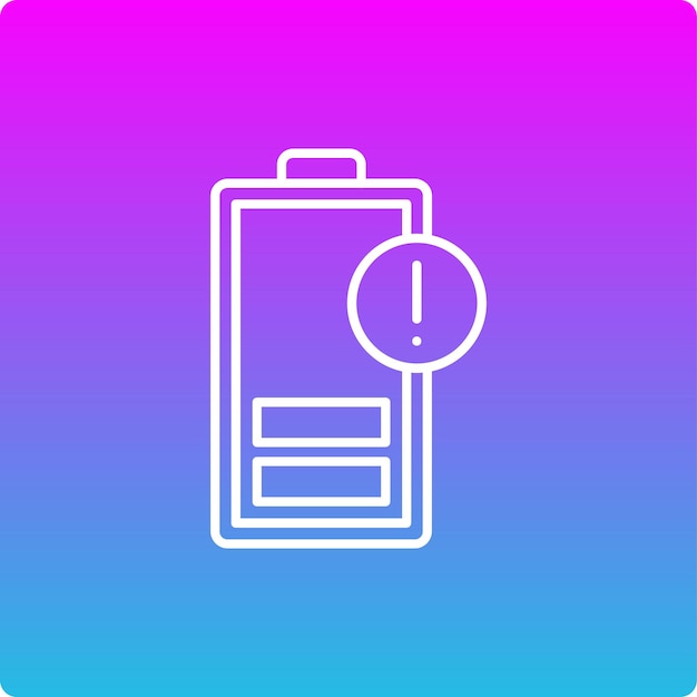 Icono de batería baja