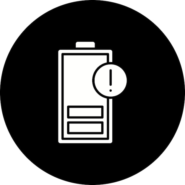 Icono de batería baja