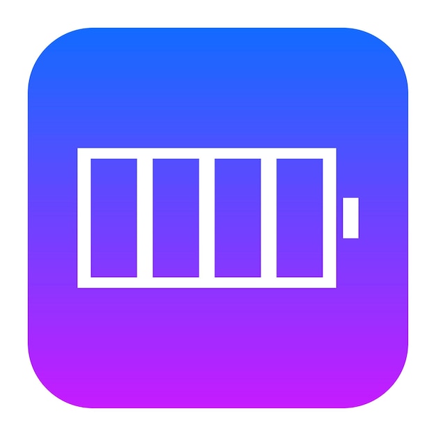 Icono de la batería de la cámara