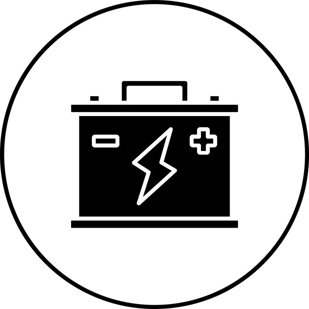 Icono de la batería del coche