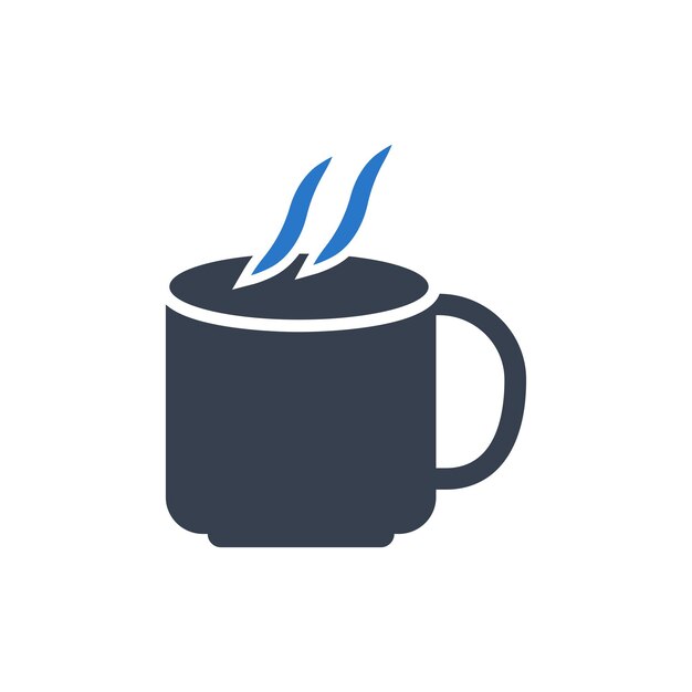 icono de bebida de café caliente