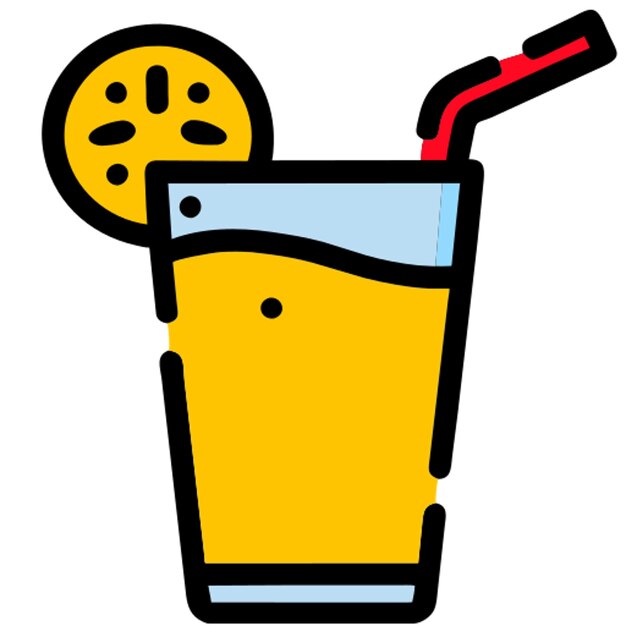 icono de bebida línea rota
