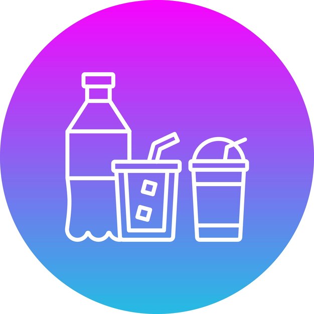 Icono de las bebidas gaseosas