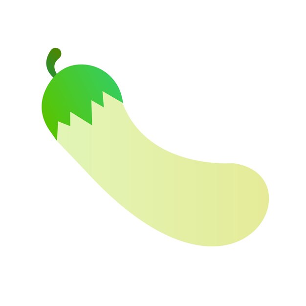 El icono de la berenjena es una ilustración vectorial.