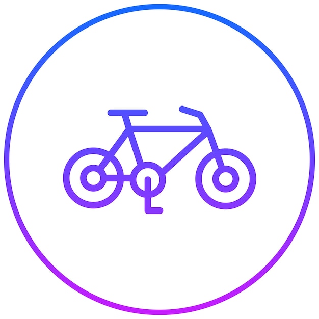 El icono de la bicicleta Bmx