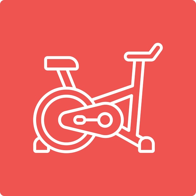 Icono de la bicicleta estacionaria