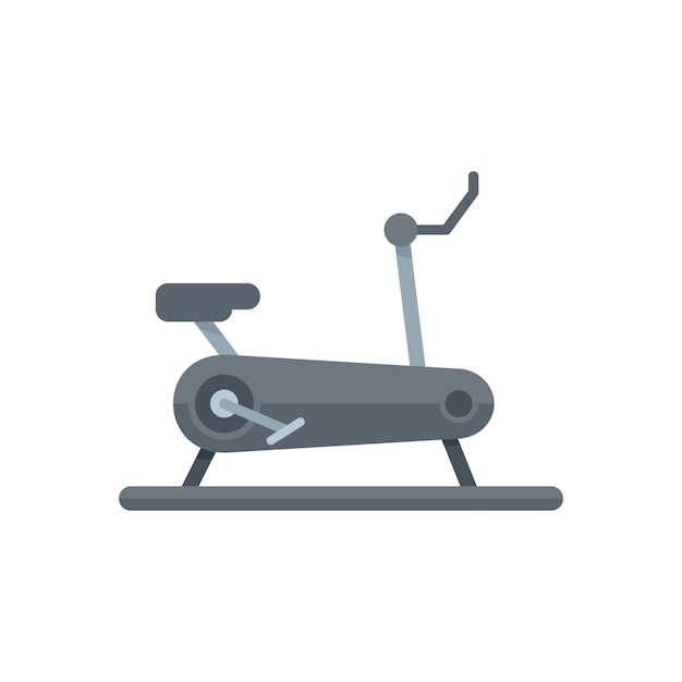 Icono de bicicleta estática interior Ilustración plana del icono de vector de bicicleta estática interior aislado sobre fondo blanco