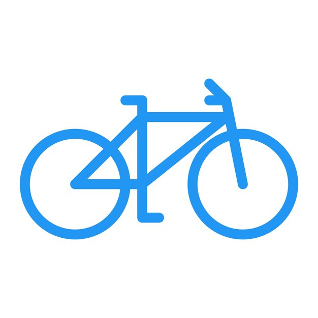 icono de la bicicleta línea de iconos de la bicicleta