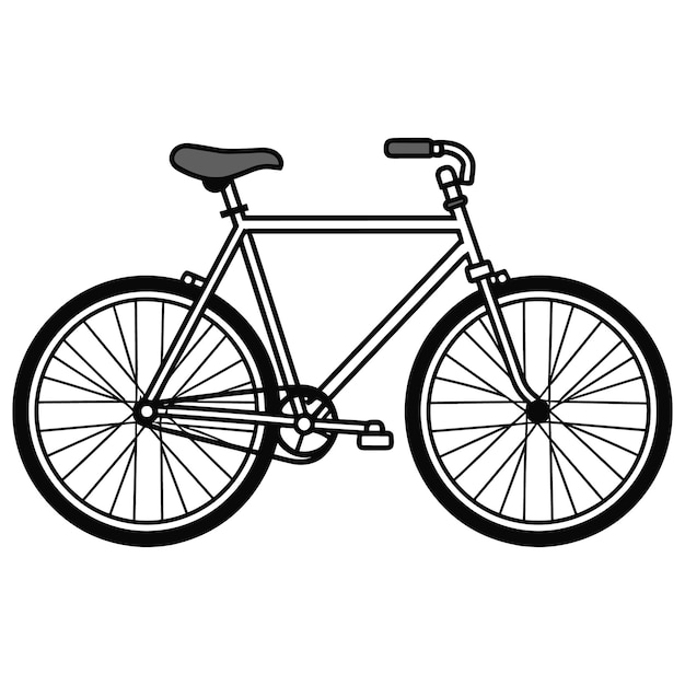 Vector icono de la bicicleta