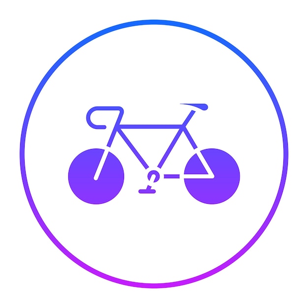 Icono de las bicicletas de carreras
