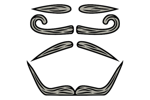 Icono de bigote 5