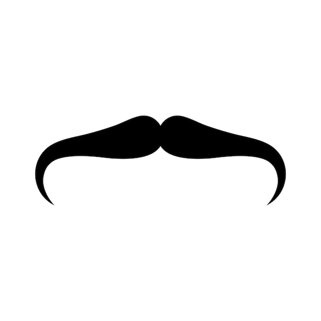 Vector icono de bigote