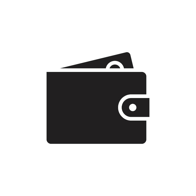 Icono de billetera Conjunto de logotipos de arte de línea