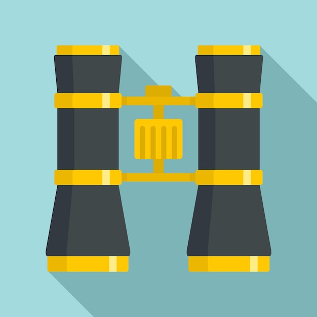 Icono binocular de teatro Ilustración plana del icono de vector binocular de teatro para diseño web