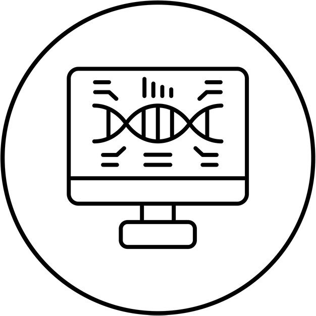 Icono de la bioinformática
