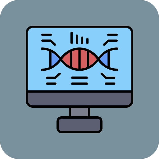Icono de la bioinformática