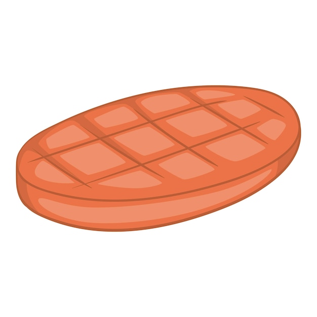 Icono de bistec Ilustración animada del icono vectorial de bistec para la web