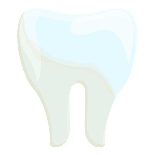 Icono de blanqueamiento de dientes en casa Caricatura de icono de vector de blanqueamiento de dientes en casa para diseño web aislado sobre fondo blanco