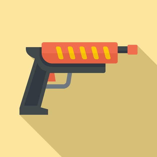 Vector icono de blaster de escopeta ilustración plana del icono de vector de blaster de escopeta para diseño web